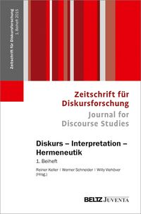 Produktbild: Diskurs - Interpretation - Hermeneutik