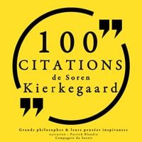 Produktbild: 100 citations de Kierkegaard