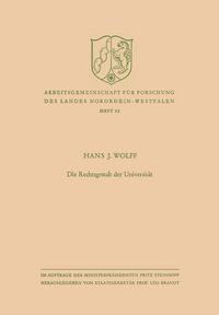 Produktbild: Die Rechtsgestalt der Universit&auml;t
