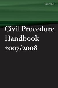 Produktbild: Civil Procedure Handbook