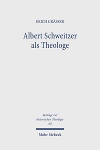 Produktbild: Albert Schweitzer als Theologe