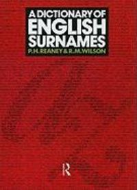 Produktbild: Reaney, P: A Dictionary of English Surnames