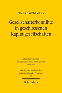 Produktbild: Gesellschafterkonflikte in geschlossenen Kapitalgesellschaften