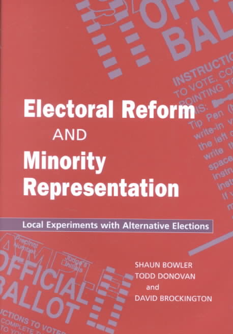 Produktbild: Electoral Reform & Minority Re