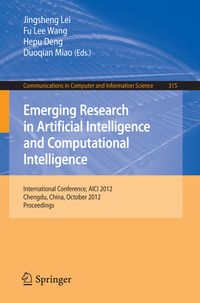 Produktbild: Emerging Research in Artificial Intelligence and Computational Intelligence