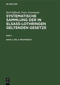 Produktbild: Privatrecht