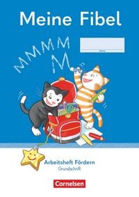 Produktbild: Meine Fibel 1. Schuljahr - Ausgabe 2022 - Arbeitsheft F&ouml;rdern in Grundschrift - Mit Silbenschieber