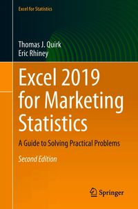 Produktbild: Excel 2019 for Marketing Statistics