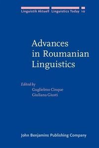 Produktbild: Advances in Roumanian Linguistics