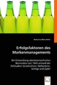 Produktbild: Maria Hofer, K: Erfolgsfaktoren des Markenmanagements