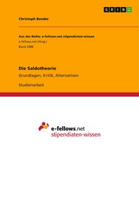 Produktbild: Die Saldotheorie