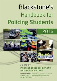 Produktbild: Graca, S: Blackstone's Handbook for Policing Students 2016