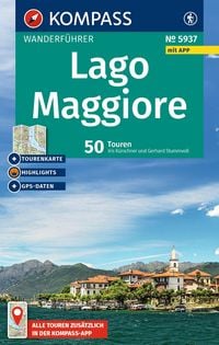 Produktbild: KOMPASS Wanderf&uuml;hrer Lago Maggiore, 50 Touren mit Extra-Tourenkarte
