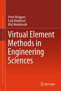 Produktbild: Virtual Element Methods in Engineering Sciences