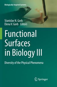 Produktbild: Functional Surfaces in Biology III