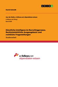 Bild vom Artikel Künstliche Intelligenz im Recruitingprozess. Rechtstatsächliche Ausgangsbasis und rechtliche Fragestellungen vom Autor David Schmidt