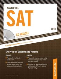 Produktbild: Master the SAT - 2010: CD-ROM Inside; SAT Prep for Students and Parents