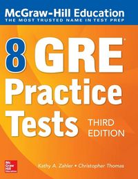 Produktbild: McGraw-Hill Education 8 GRE Practice Tests, Third Edition