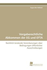 Produktbild: Vergaberechtliche Abkommen der EG und EFTA