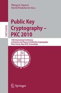 Produktbild: Public Key Cryptography - PKC 2010