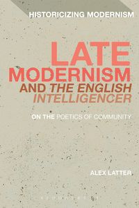 Produktbild: Late Modernism and the English Intelligencer