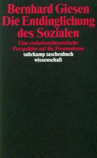 Produktbild: Die Entdinglichung des Sozialen