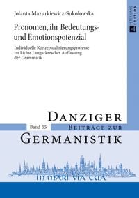 Produktbild: Pronomen, ihr Bedeutungs- und Emotionspotenzial