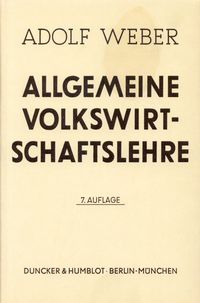 Produktbild: Allgemeine Volkswirtschaftslehre.