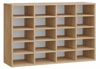 Produktbild: Holz Regal Schuhschrank Schuhregal Hinsol L