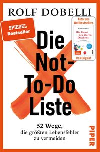 Produktbild: Die Not-To-Do-Liste