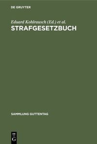 Produktbild: Strafgesetzbuch