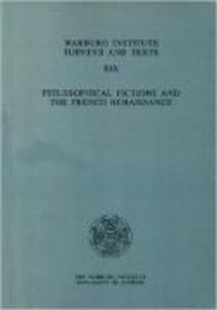 Produktbild: Philosophical Fictions and the French Renaissance