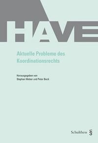 Produktbild: Aktuelle Probleme des Koordinationsrechts