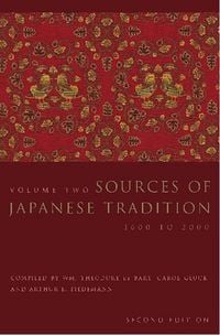 Produktbild: Sources of Japanese Tradition