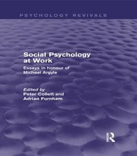 Produktbild: Social Psychology at Work (Psychology Revivals)