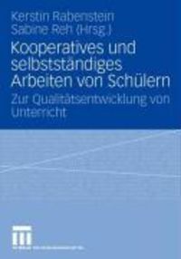 Produktbild: Kooperatives und selbst&auml;ndiges Arbeiten von Sch&uuml;lern