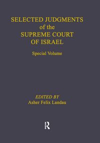 Produktbild: Landau, A: Selected Judgments of the Supreme Court of Israel