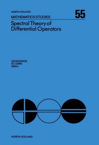Produktbild: Spectral Theory of Differential Operators