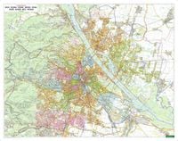 Produktbild: Wien, Stadtplan 1:20.000, Poster, Plano in Rolle, freytag & berndt