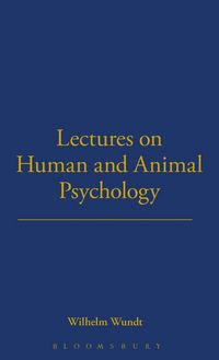 Produktbild: Lectures on Human and Animal Psychology
