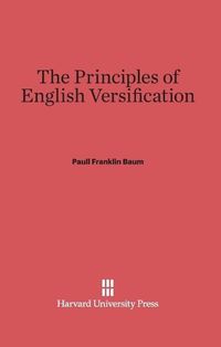 Produktbild: The Principles of English Versification