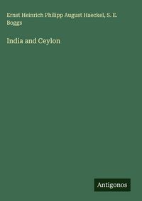 Produktbild: India and Ceylon