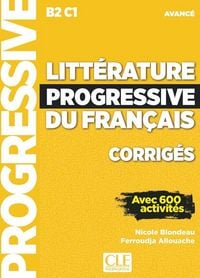 Produktbild: Litterature progressive du francais - Niveau avance (B2/C1) - Corriges
