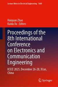 Produktbild: Proceedings of the 8th International Conference on Electronics and Communication Engineering