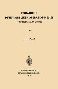 Produktbild: Equations Differentielles Operationnelles
