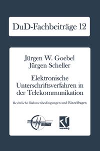 Produktbild: Elektronische Unterschriftsverfahren in der Telekommunikation