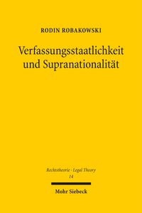 Produktbild: Verfassungsstaatlichkeit und Supranationalit&auml;t