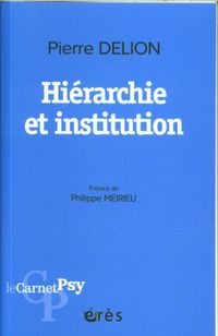 Produktbild: Hi&eacute;rarchie et institution