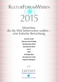 Produktbild: KulturForumWissen 2015