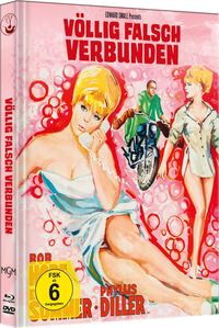Produktbild: V&ouml;llig falsch verbunden - Kinofassung (Limited Mediabook mit Blu-ray+DVD+Booklet+neues Artwork)